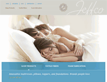 Tablet Screenshot of jeffcofibres.com